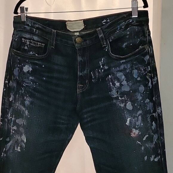* Current Elliott  paint distressed jeans Final Discount - Picture 4 of 9